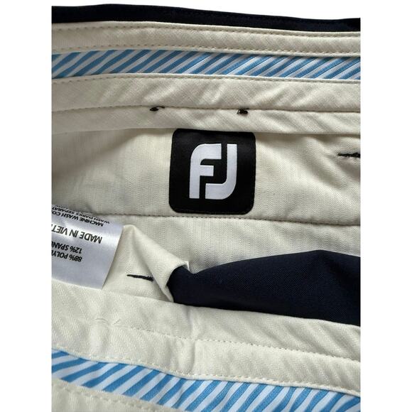 Footjoy Men's Navy Blue Golf Shorts Size 38 Waist 9" Inseam - Picture 2 of 7
